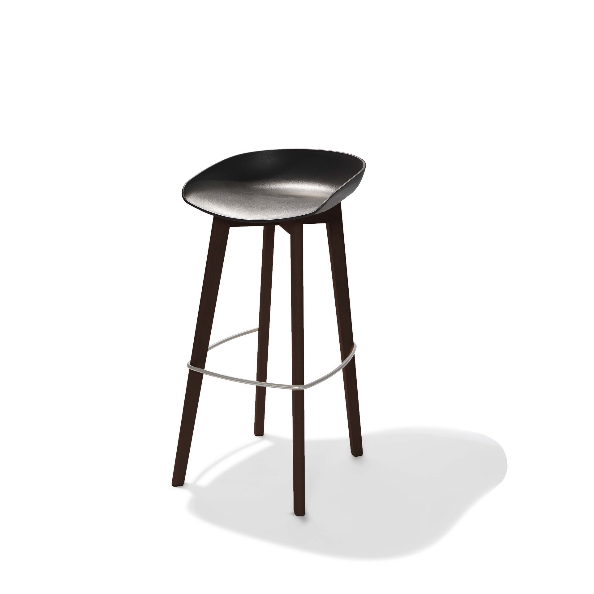 Barhocker WOODY flach