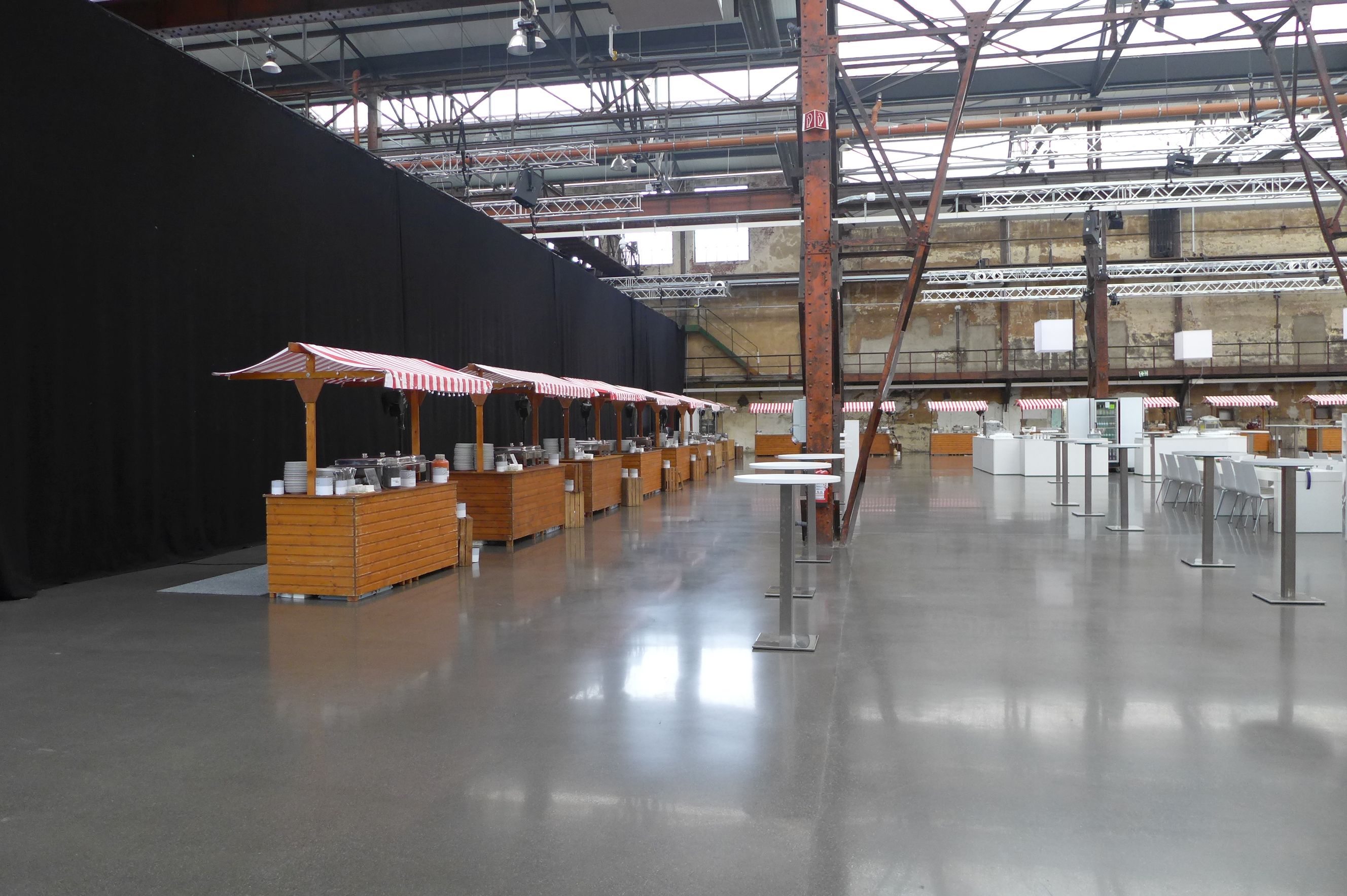 Buffet-Marktstand
